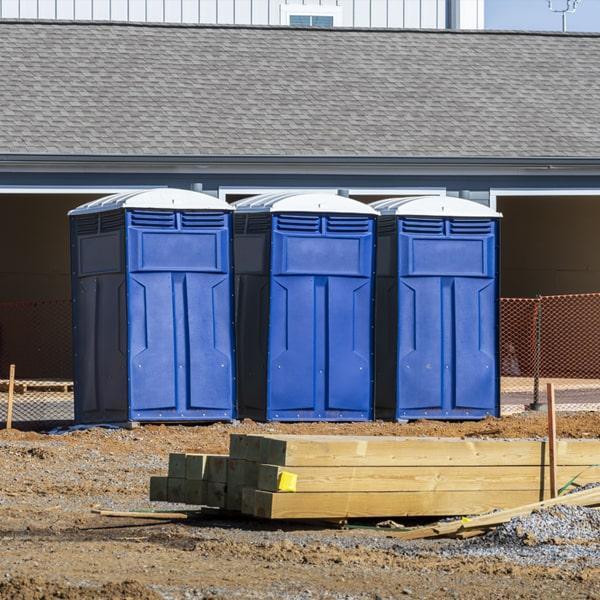 Heavy-duty construction site porta potty in Bradley, Illinois