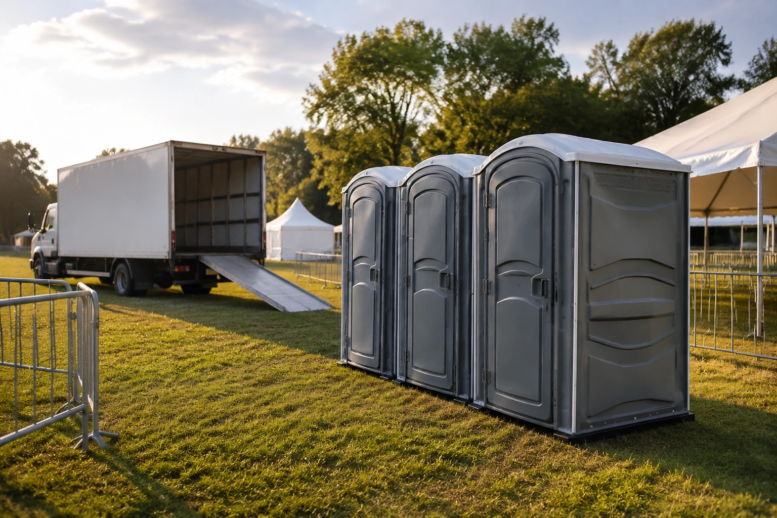 Portable restroom rental planning for Bonfield, IL